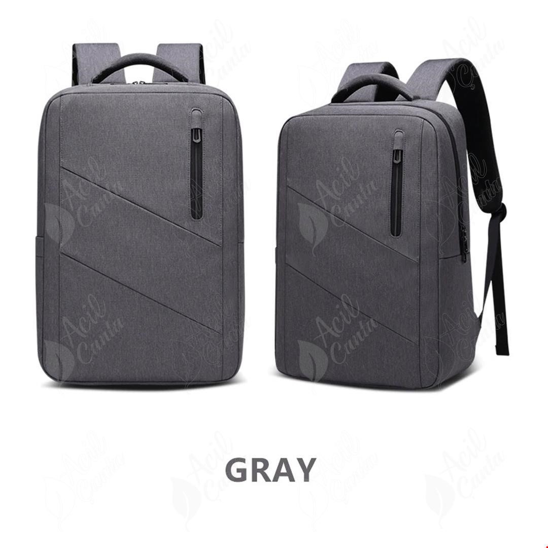 Kongre Sirt Çantasi Gri